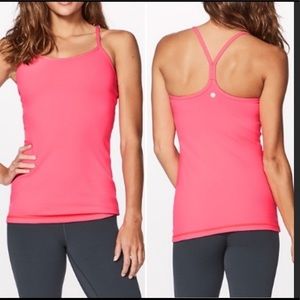 Hot Pink lululemon Power Y tank